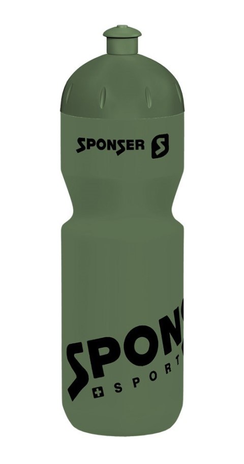 Bidon SPONSER NET olive green / black 750 ml (NEW) Bidon SPONSER NET olive green / black 750 ml (NEW)
