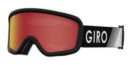 Gogle zimowe juniorskie GIRO CHICO 2.0 BLACK ZOOM (Szyba lustrzana kolorowa AMBER SCARLET 19-42% S2) (NEW 2023/2024)