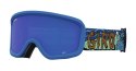 Gogle zimowe juniorskie GIRO CHICO 2.0 BLUE SHREDDY YETI (Szyba lustrzana kolorowa GREY COBALT 8-18% S3) (NEW 2023/2024)