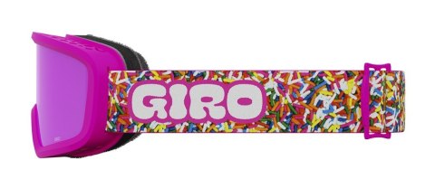Gogle zimowe juniorskie GIRO CHICO 2.0 PINK SPRINKLES (Szyba lustrzana kolorowa AMBER PINK 19-42% S2) (NEW 2023/2024) Gogle zimowe juniorskie GIRO CHICO 2.0 PINK SPRINKLES (Szyba lustrzana kolorowa AMBER PINK 19-42% S2) (NEW 2023/2024)