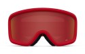 Gogle zimowe juniorskie GIRO CHICO 2.0 RED SOLAR FLAIR (Szyba lustrzana kolorowa AMBER SCARLET 19-42% S2) (NEW 2023/2024)