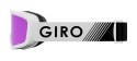 Gogle zimowe juniorskie GIRO CHICO 2.0 WHITE ZOOM (Szyba lustrzana kolorowa AMBER PINK 19-42% S2) (NEW 2023/2024)