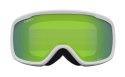 Gogle zimowe GIRO CRUZ WHITE WORDMARK (Szyba lustrzana kolorowa LODEN GREEN 26% S2) (NEW 2023/2024)