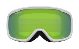 Gogle zimowe GIRO CRUZ WHITE WORDMARK (Szyba lustrzana kolorowa LODEN GREEN 26% S2) (NEW 2023/2024)
