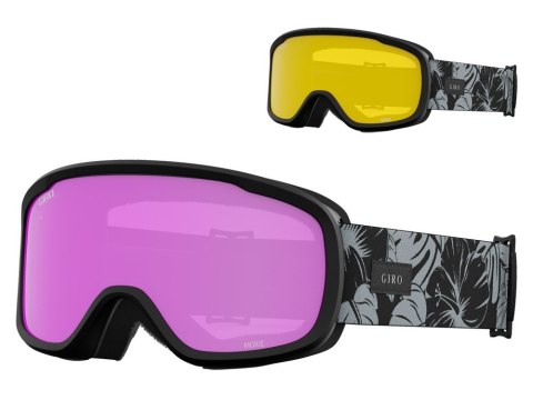 Gogle zimowe GIRO MOXIE BLACK & GREY BOTANICAL XL (szyba AMBER PINK 19-42% S2 + YELLOW 77% S1) (NEW 2023/2024) Gogle zimowe GIRO MOXIE BLACK & GREY BOTANICAL XL (szyba AMBER PINK 19-42% S2 + YELLOW 77% S1) (NEW 2023/2024)