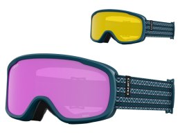 Gogle zimowe GIRO MOXIE HARBOR BLUE SEQUENCE (szyba AMBER PINK 19-42% S2 + YELLOW 77% S1) (NEW 2023/2024)