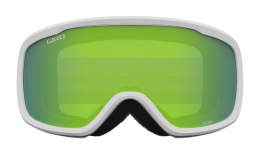 Gogle zimowe GIRO ROAM WHITE WORDMARK (szyba LODEN GREEN 26% S2 + YELLOW 77% S1) (NEW 2023/2024)