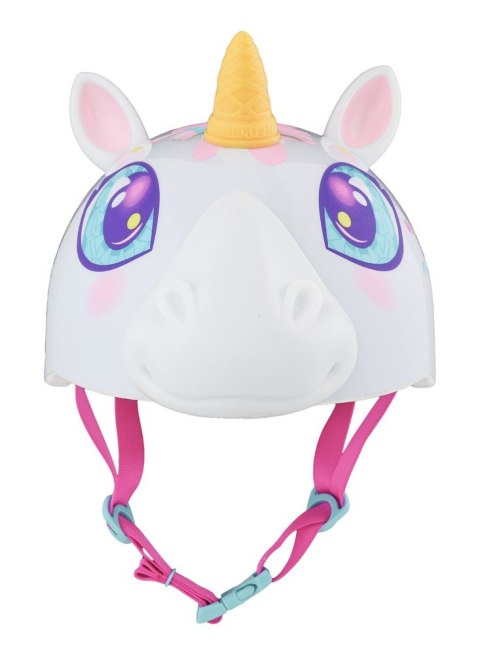 Kask dziecięcy juniorski RASKULLZ SUPER UNICORNE white roz. S CHILD FS 5+ (50-54 cm) (NEW) Kask dziecięcy juniorski RASKULLZ SUPER UNICORNE white roz. S CHILD FS 5+ (50-54 cm) (NEW)