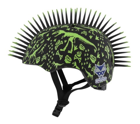 Kask dziecięcy juniorski RASKULLZ T-REX BONEZ MOHAWK black roz. S CHILD FS 5+ (50-54 cm) (NEW) Kask dziecięcy juniorski RASKULLZ T-REX BONEZ MOHAWK black roz. S CHILD FS 5+ (50-54 cm) (NEW)