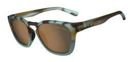 Okulary TIFOSI SMIRK POLARIZED matte blue tortoise (1 szkło Brown POLARYZACJA 16% transmisji światła) (DWZ)