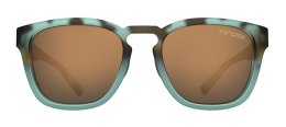 Okulary TIFOSI SMIRK POLARIZED matte blue tortoise (1 szkło Brown POLARYZACJA 16% transmisji światła) (DWZ)