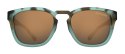 Okulary TIFOSI SMIRK matte blue tortoise (1 szkło Brown 16% transmisji światła) (NEW)