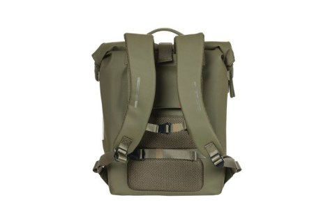 Plecak/Sakwa rowerowa BASIL SOHO BACKPACK NORDLICHT17L, mocowanie na haki Hook-On System, wodoodporny poliester, oświetlenie, mo Plecak/Sakwa rowerowa BASIL SOHO BACKPACK NORDLICHT17L, mocowanie na haki Hook-On System, wodoodporny poliester, oświetlenie, mo