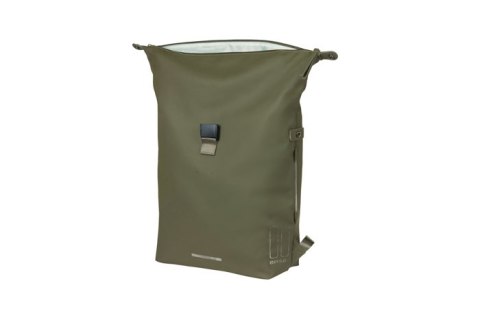 Plecak/Sakwa rowerowa BASIL SOHO BACKPACK NORDLICHT17L, mocowanie na haki Hook-On System, wodoodporny poliester, oświetlenie, mo Plecak/Sakwa rowerowa BASIL SOHO BACKPACK NORDLICHT17L, mocowanie na haki Hook-On System, wodoodporny poliester, oświetlenie, mo