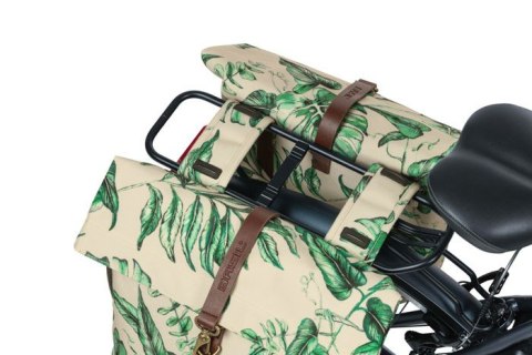 Sakwa miejska podwójna BASIL EVER-GREEN DOUBLE PANNIER BAG 28-32L, Universal Bridge System, wodoodporna sandshell beige (NEW) Sakwa miejska podwójna BASIL EVER-GREEN DOUBLE PANNIER BAG 28-32L, Universal Bridge System, wodoodporna sandshell beige (NEW)
