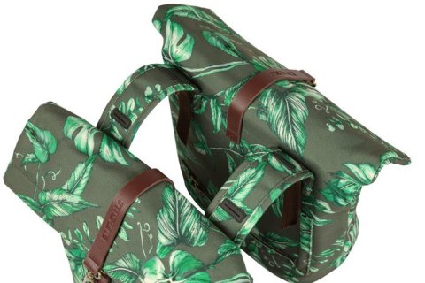 Sakwa miejska podwójna BASIL EVER-GREEN DOUBLE PANNIER BAG 28-32L, Universal Bridge System, wodoodporna thyme green (NEW) Sakwa miejska podwójna BASIL EVER-GREEN DOUBLE PANNIER BAG 28-32L, Universal Bridge System, wodoodporna thyme green (NEW)