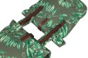 Sakwa miejska podwójna BASIL EVER-GREEN DOUBLE PANNIER BAG 28-32L, Universal Bridge System, wodoodporna thyme green (NEW)