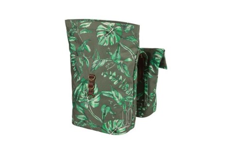 Sakwa miejska podwójna BASIL EVER-GREEN DOUBLE PANNIER BAG 28-32L, Universal Bridge System, wodoodporna thyme green (NEW) Sakwa miejska podwójna BASIL EVER-GREEN DOUBLE PANNIER BAG 28-32L, Universal Bridge System, wodoodporna thyme green (NEW)