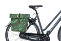 Sakwa miejska podwójna BASIL EVER-GREEN DOUBLE PANNIER BAG 28-32L, Universal Bridge System, wodoodporna thyme green (NEW)