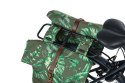 Sakwa miejska podwójna BASIL EVER-GREEN DOUBLE PANNIER BAG 28-32L, Universal Bridge System, wodoodporna thyme green (NEW)