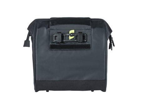Sakwa miejska pojedyncza BASIL GRAND TARPAULIN BICYCLE SHOPPER 23L, Hook On System, wodoodporna black (NEW) Sakwa miejska pojedyncza BASIL GRAND TARPAULIN BICYCLE SHOPPER 23L, Hook On System, wodoodporna black (NEW)