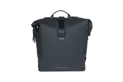 Sakwa podwówjna BASIL SOHO DOUBLE PANNIER BAG NORDLICHT Universal Bridge System 41L, 100% wodoodporna night black oświetlenie No Sakwa podwówjna BASIL SOHO DOUBLE PANNIER BAG NORDLICHT Universal Bridge System 41L, 100% wodoodporna night black oświetlenie No