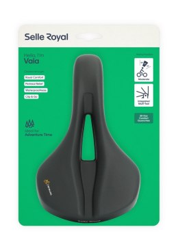 Siodło SELLEROYAL VAIA MODERATE 60st. żelowe, ergonomiczny kanał, unisex, 406g (NEW)