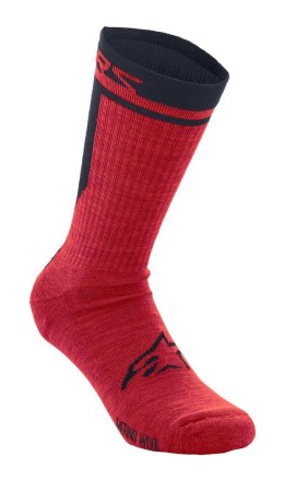Skarpetki ALPINESTARS MERINO SOCKS 24, red black roz. S (NEW)