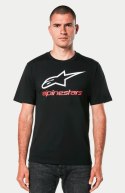 T-shirt ALPINESTARS ALWAYS 2.0 CSF TEE, Black/White/Red - roz. XL (NEW)