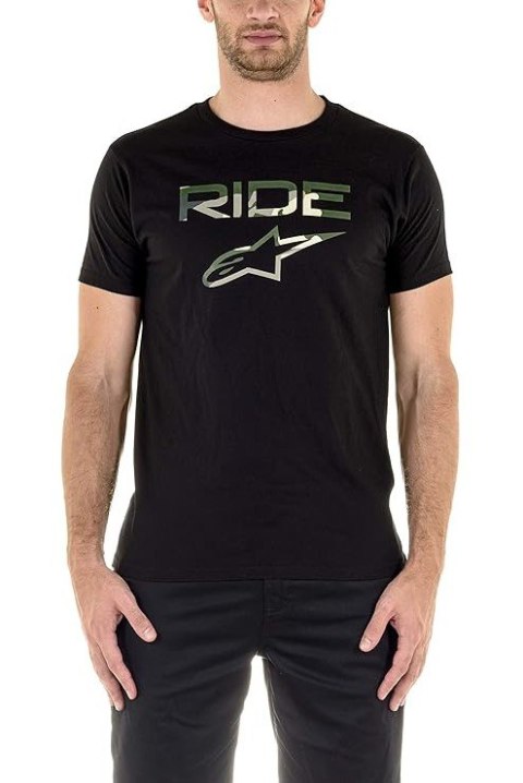 T-shirt ALPINESTARS RIDE 2.0 CAMO TEE, Black - roz. S (NEW) T-shirt ALPINESTARS RIDE 2.0 CAMO TEE, Black - roz. S (NEW)