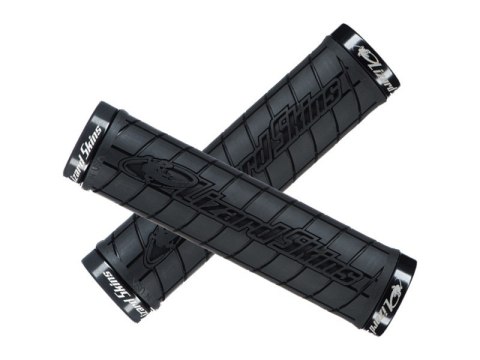 Chwyty kierownicy LIZARDSKINS Dual-Clamp Lock-On LOGO - Black (NEW) Chwyty kierownicy LIZARDSKINS Dual-Clamp Lock-On LOGO - Black (NEW)