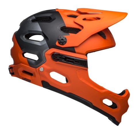 Kask full face BELL SUPER 3R MIPS matte orange black roz. S (52-56 cm) (NEW). Kask full face BELL SUPER 3R MIPS matte orange black roz. S (52-56 cm) (NEW).