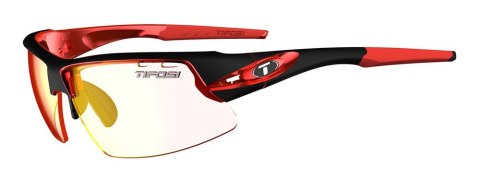 Okulary TIFOSI CRIT CLARION FOTOTEC black/red (1 szkło Clarion Red FOTOCHROM 64%-14% transmisja światła) (NEW)