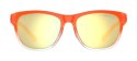 Okulary TIFOSI SWANK orange rush (1 szkło Smoke Yellow Mirror 13% transmisji światła) (NEW)