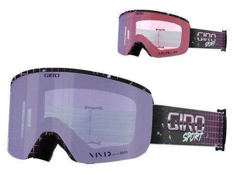 Gogle zimowe GIRO AXIS PURPLE SYNDROME (Szyba lustrzana kolorowa VIVID-Carl Zeiss VIVID HAZE 8-18% VLT S3 + Szyba lustrzana kolo Gogle zimowe GIRO AXIS PURPLE SYNDROME (Szyba lustrzana kolorowa VIVID-Carl Zeiss VIVID HAZE 8-18% VLT S3 + Szyba lustrzana kolo
