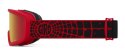 Gogle zimowe juniorskie GIRO CHICO 2.0 RED SOLAR FLAIR (Szyba lustrzana kolorowa AMBER SCARLET 19-42% S2) (NEW 2023/2024)