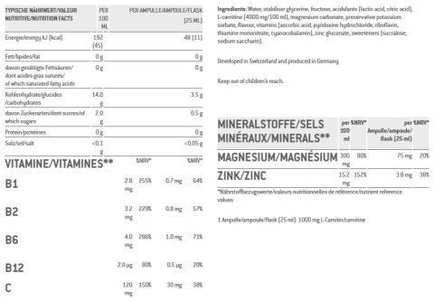 Karnityna SPONSER L-CARNITIN 1000 brzoskwinia (pudełko 30 ampułek x 25ml) (NEW). Karnityna SPONSER L-CARNITIN 1000 brzoskwinia (pudełko 30 ampułek x 25ml) (NEW).
