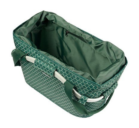 Kosz na bagażnik BASIL FLAIR CARRY ALL REAR BASKET, MIK z adapterem do mocowania (ready to go), 22L, Wodoodporna, Green (NEW 202 Kosz na bagażnik BASIL FLAIR CARRY ALL REAR BASKET, MIK z adapterem do mocowania (ready to go), 22L, Wodoodporna, Green (NEW 202