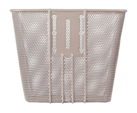 Kosz na kierownicę BASIL BILBAO, Fixed ze wspornikime do mocowania na główce ramy 22-25,4mm Ø, Stalowy, Nude Metallic (NEW 2025) Kosz na kierownicę BASIL BILBAO, Fixed ze wspornikime do mocowania na główce ramy 22-25,4mm Ø, Stalowy, Nude Metallic (NEW 2025)