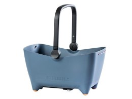 Kosz na tylny bagażnik BASIL BUDDY DOG BICYCLE BASKET REAR MIK, MIK system (ready to go) plastik, poduszka, faded denim (NEW)