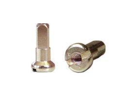 Nyple CNSPOKE BN25, Mosiężne 14G 25mm, Srebrne 36 szt.