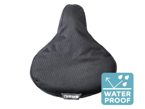 Pokrowiec na siodło BASIL NOIR SADDLE COVER midnight black (NEW) Pokrowiec na siodło BASIL NOIR SADDLE COVER midnight black (NEW)