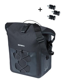 Sakwa BASIL NAVIGATOR M, MIK STUDS, 14L, Wodoodporna, Czarna (NEW 2025)