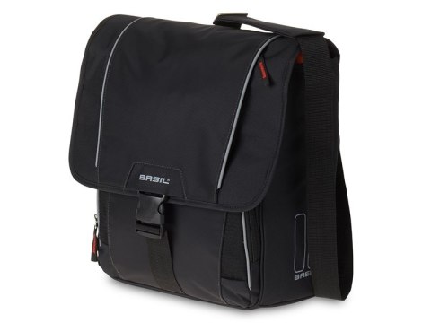 Sakwa miejska pojedyncza BASIL SPORT DESIGN COMMUTER BAG 18L, tablet/notebook, Hook On System, wodoodporna black (NEW) Sakwa miejska pojedyncza BASIL SPORT DESIGN COMMUTER BAG 18L, tablet/notebook, Hook On System, wodoodporna black (NEW)
