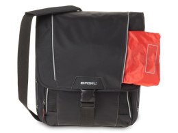 Sakwa miejska pojedyncza BASIL SPORT DESIGN COMMUTER BAG 18L, tablet/notebook, Hook On System, wodoodporna black (NEW)