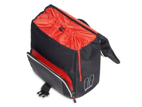 Sakwa miejska pojedyncza BASIL SPORT DESIGN COMMUTER BAG 18L, tablet/notebook, Hook On System, wodoodporna black (NEW) Sakwa miejska pojedyncza BASIL SPORT DESIGN COMMUTER BAG 18L, tablet/notebook, Hook On System, wodoodporna black (NEW)