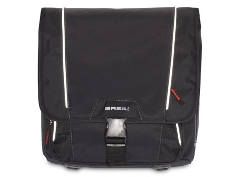 Sakwa miejska pojedyncza BASIL SPORT DESIGN COMMUTER BAG 18L, tablet/notebook, Hook On System, wodoodporna black (NEW) Sakwa miejska pojedyncza BASIL SPORT DESIGN COMMUTER BAG 18L, tablet/notebook, Hook On System, wodoodporna black (NEW)