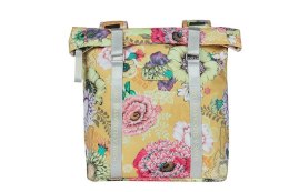 Sakwa podwójna na bagażnik BASIL BLOOM FIELD DOUBLE PANNIER BAG 28-35L, Universal Bridge System, honey yellow (NEW)