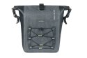Sakwa pojedyncza BASIL NAVIGATOR STORM SINGLE PANNIER BAG MIK SIDE M 12-15 L, MIK System (ready to go) wodoodporna grey black (
