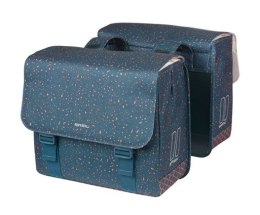 Sakwy BASIL FLAIR DOUBLE BICYCLE BAG, HOOK-ON, 35L, Wodoodporna, Navy (NEW 2025)
